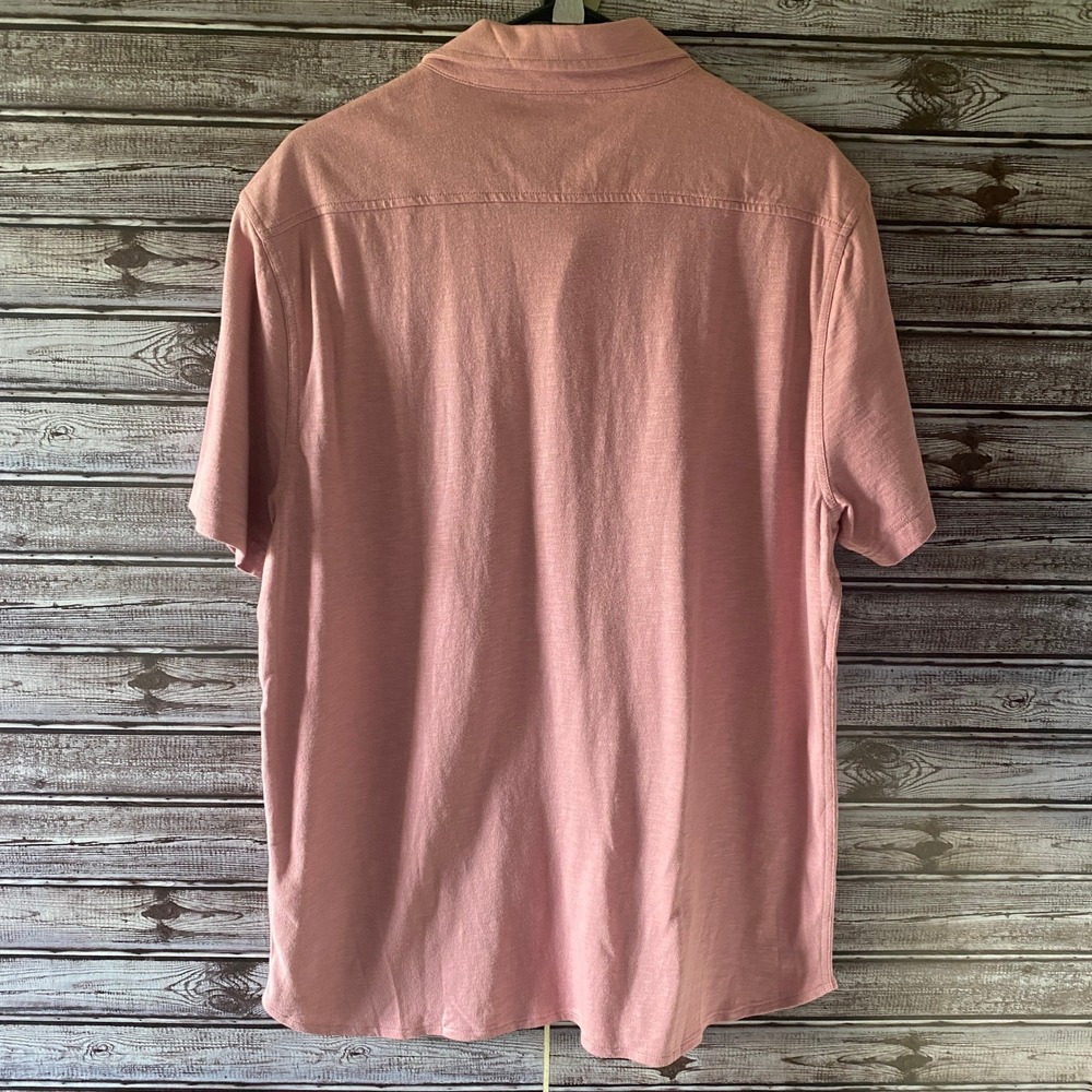 J. Crew Men's Short-Sleeved Button-Down Shirt Size L Pink Chest Pocket NWT‎ - Picture 2 of 5